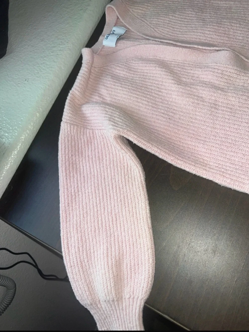 Toddler Light Pink Open Cardigan Sweater